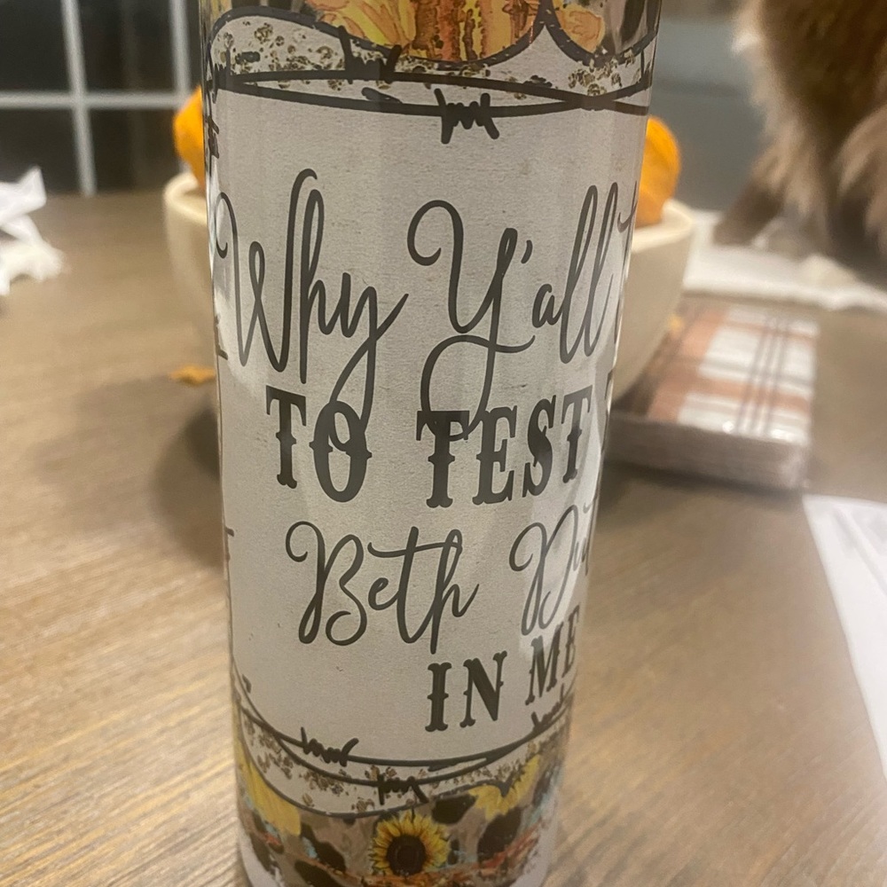 Yellowstone Beth inspired new tumbler